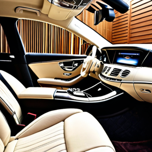 Home 16 **Mercedes-Benz S-Class Maybach Design**: Create an image showcasing the elegant and modern design of the Mercedes-Benz S-Class Maybach. Highlight its sleek body lines, chrome accents, and luxurious interior featuring high-quality materials like natural wood and leather.