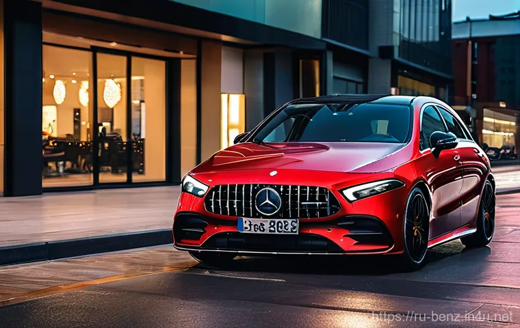 벤츠 AMG A35의 스포츠 성능 - **Luxurious and High-Tech Interior Experience:**
"An exquisitely detailed interior shot of a Mer... 벤츠 AMG A35의 스포츠 성능 - **Luxurious and High-Tech Interior Experience:**
"An exquisitely detailed interior shot of a Mer...